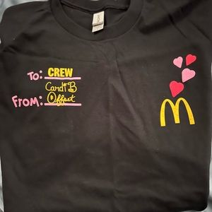 Cardi B & Offset McDonald’s Shirts